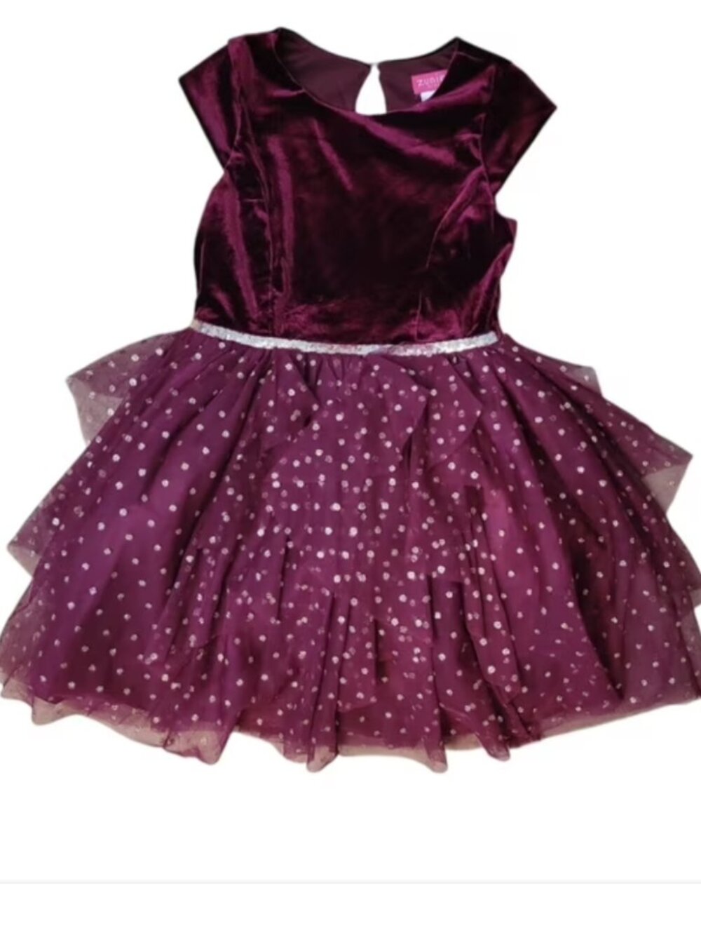 Zunie Girl Burgundy dress